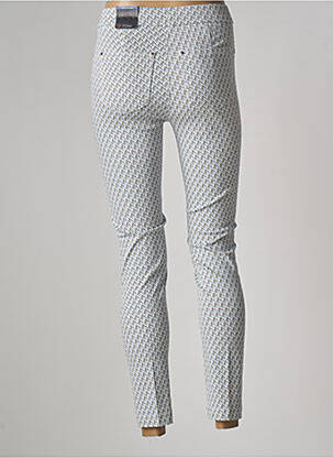 Jegging tissage popeline taille normale blanc TONI femme