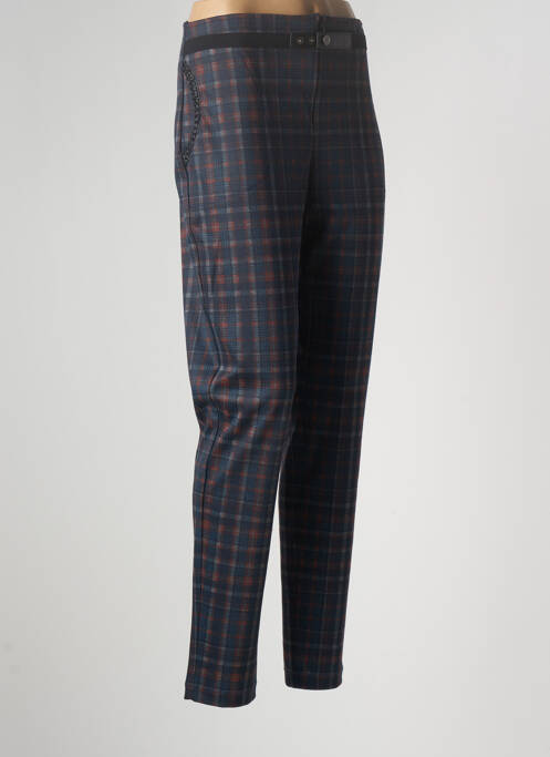 Pantalon slim stretch taille haute bleu LO! LES FILLES femme