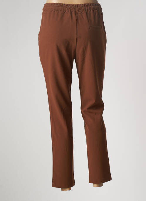 Pantalon 7/8 marron LA FEE MARABOUTEE pour femme