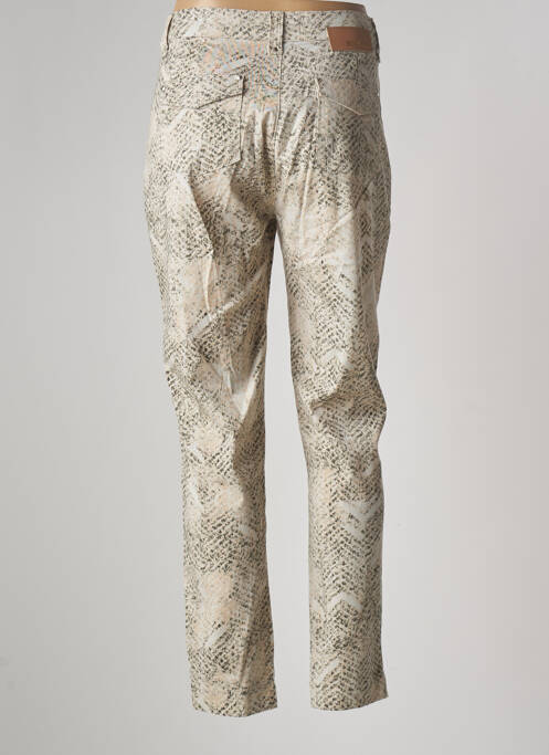 Pantalon slim beige EVA KAYAN pour femme