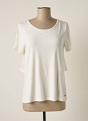 T-shirt stretch manches courtes beige TEDDY SMITH femme
