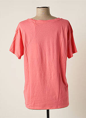 T-shirt stretch manches courtes rose TEDDY SMITH fille