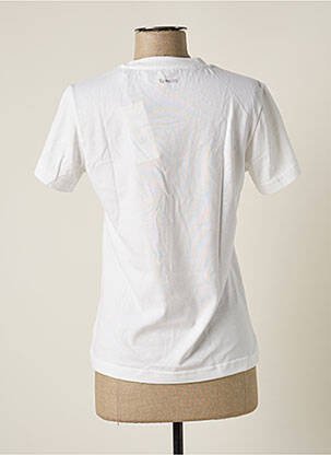 T-shirt sérigraphie manches courtes blanc ADIDAS femme