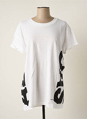 T-shirt blanc ADIDAS pour femme