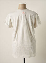 T-shirt gris ADIDAS pour femme seconde vue
