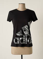 T-shirt noir ADIDAS pour femme seconde vue