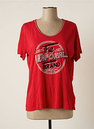 T-shirt rouge KAPORAL pour femme