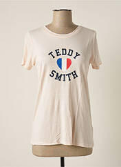 T-shirt rose TEDDY SMITH pour fille seconde vue