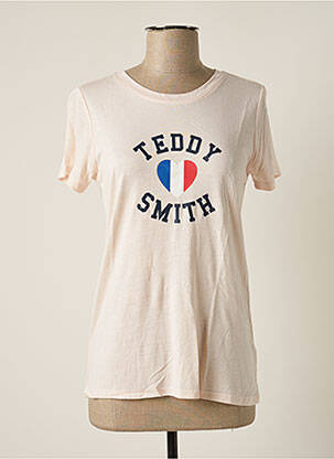 T-shirt rose TEDDY SMITH pour fille