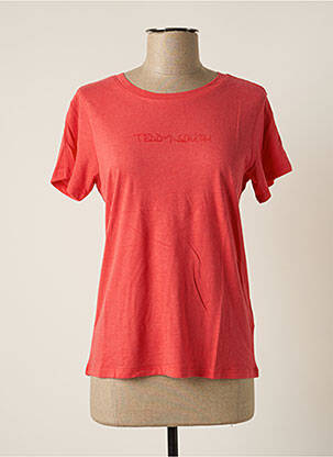 T-shirt rouge TEDDY SMITH pour fille