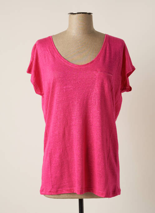 T-shirt rose TEDDY SMITH pour femme