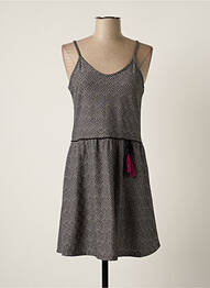 Robe mi-longue fines bretelles fines bretelles gris TEDDY SMITH fille