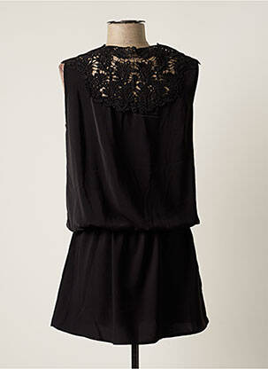 Robe mi-longue sans manche sans manche noir UNIKA femme