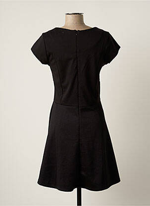 Robe courte manches courtes manches courtes noir TEDDY SMITH femme