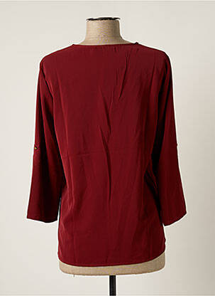 Blouse manches 3/4 manches 3/4 rouge AKOZ DE TOI femme