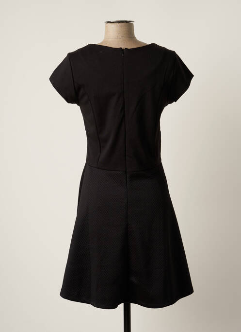 Robe courte manches courtes manches courtes noir TEDDY SMITH femme