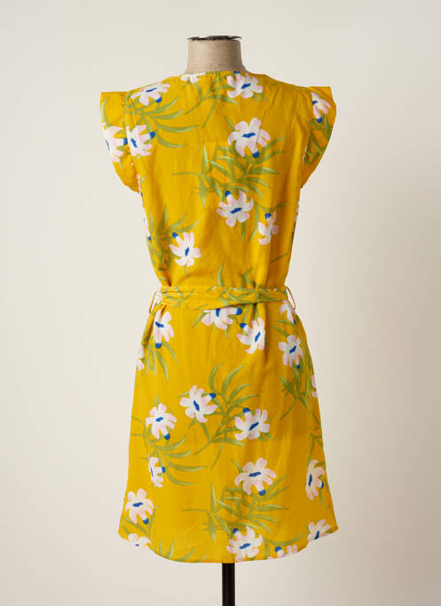 Robe courte jaune FLAMANT ROSE pour femme