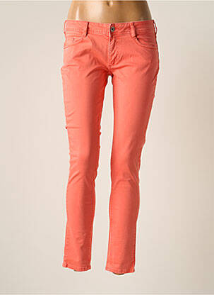 Pantalon slim taille basse taille basse orange KAPORAL femme