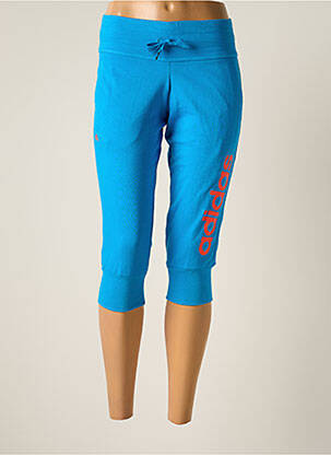 Jogging stretch taille normale bleu ADIDAS femme