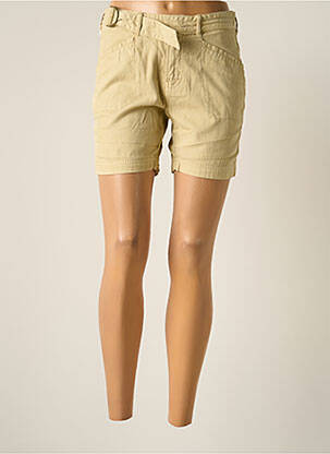 Short fermeture zippée sous rabat boutonné taille normale beige TEDDY SMITH femme