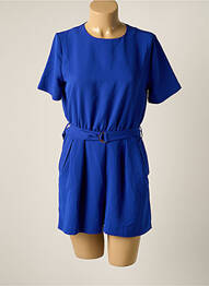 Combishort poches manches courtes bleu IVIVI femme