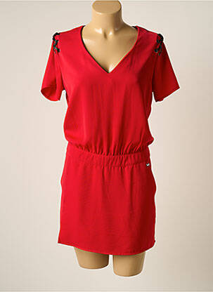 Combishort coupe cintrée manches courtes rouge KAPORAL femme