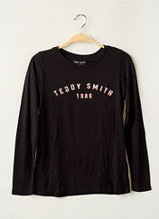 T-shirt noir TEDDY SMITH pour enfant seconde vue