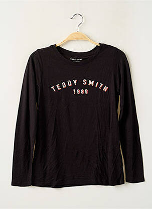 T-shirt noir TEDDY SMITH pour enfant
