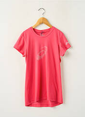 T-shirt rose ASICS pour femme seconde vue