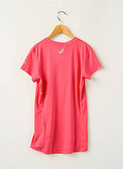 T-shirt rose ASICS pour femme seconde vue