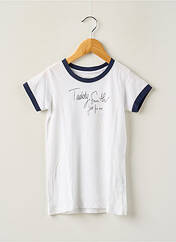 T-shirt blanc TEDDY SMITH pour fille seconde vue