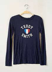 T-shirt bleu TEDDY SMITH pour fille seconde vue