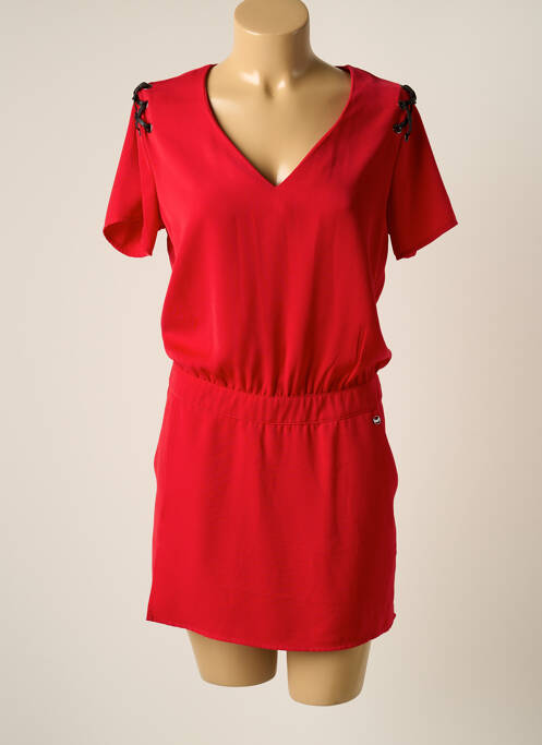 Combishort coupe cintrée manches courtes rouge KAPORAL femme