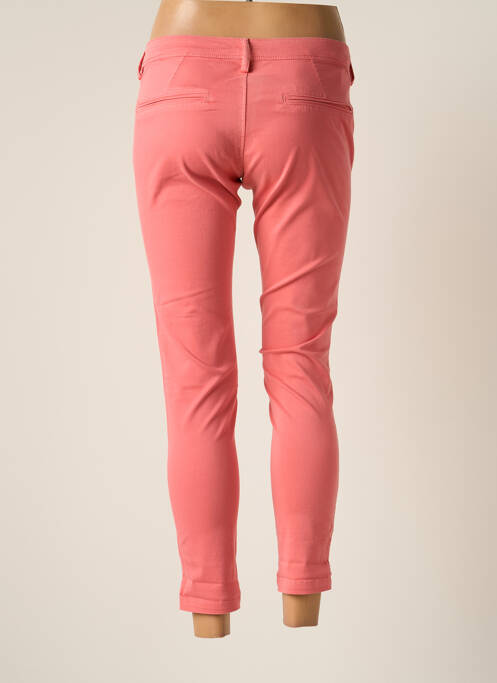 Pantalon chino rose TEDDY SMITH pour femme