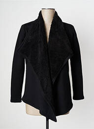 Veste casual finition intérieure fourrure synthétique noir TEDDY SMITH fille