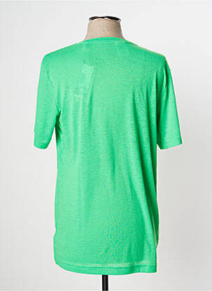 T-shirt stretch manches courtes vert ADIDAS fille