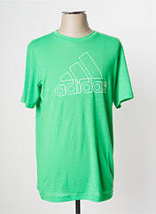 T-shirt vert ADIDAS pour fille seconde vue
