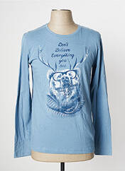 T-shirt bleu TEDDY SMITH pour garçon seconde vue