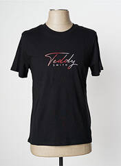 T-shirt noir TEDDY SMITH pour garçon seconde vue