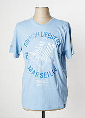 T-shirt bleu KAPORAL pour homme seconde vue