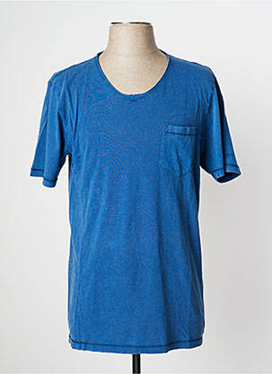T-shirt bleu TEDDY SMITH pour homme