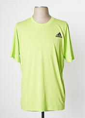 T-shirt vert ADIDAS pour homme seconde vue