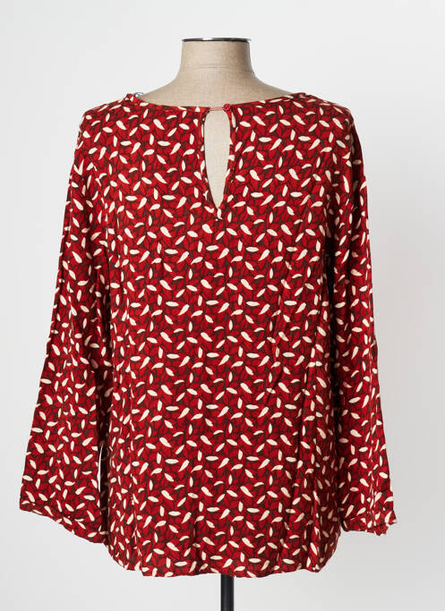 Blouse imprimé fantaisie manches longues orange TEDDY SMITH femme