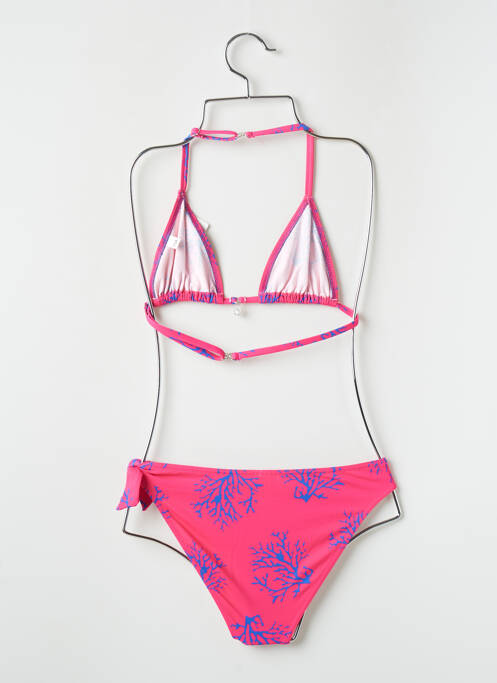 Maillot de bain 2 pièces rose GRAIN DE SABLE pour fille