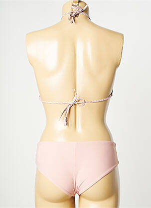 Maillot de bain 2 pièces stretch haut soutien-gorge avec mousse de rembourrage amovible rose ARENA femme