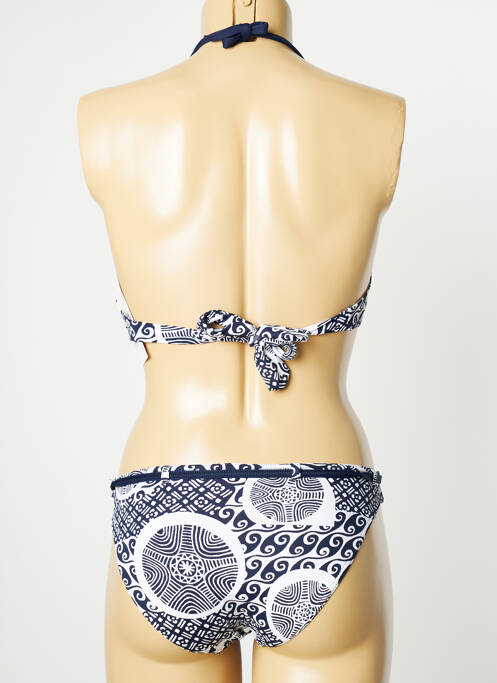 Maillot de bain 2 pièces bleu GRAIN DE SABLE pour femme