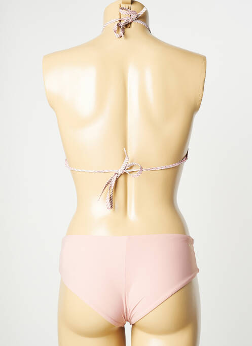 Maillot de bain 2 pièces stretch haut soutien-gorge avec mousse de rembourrage amovible rose ARENA femme