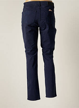 Pantalon slim tissage popeline taille normale bleu IMPAQ1 femme