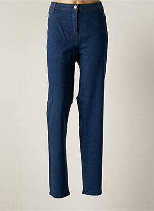 Jeans coupe slim bleu BRANDTEX pour femme