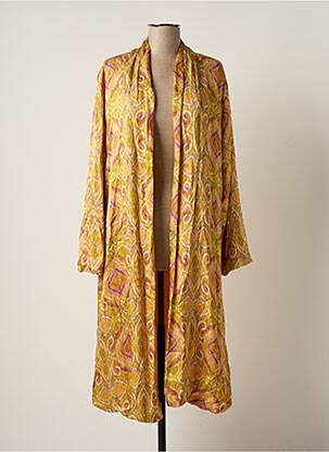 Veste kimono jaune SENES pour femme
